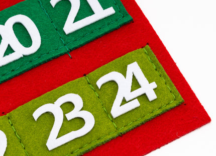 Adventskalender | 24 lades | Vilt | Kerstman
