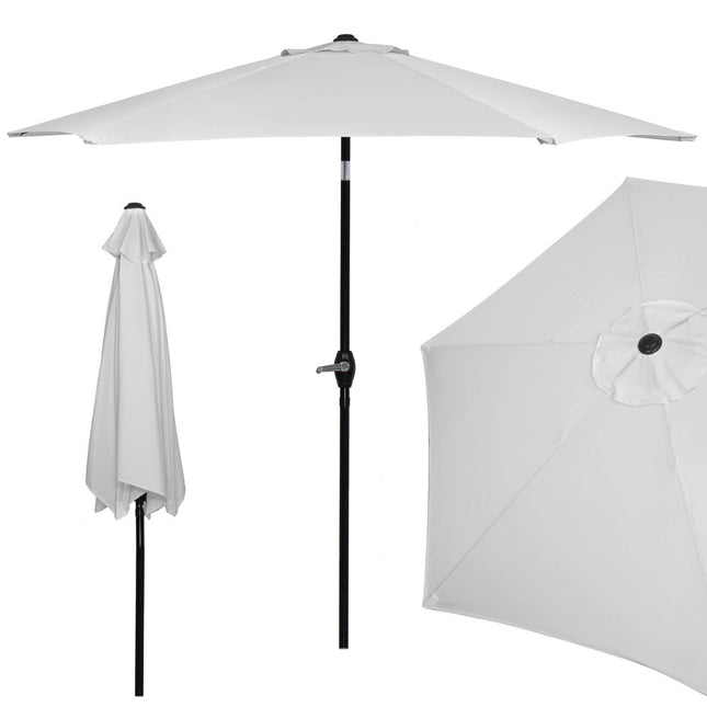 Parasol | Parasols | Kantelbaar | Met Ventilatie | Grijs | 250 cm