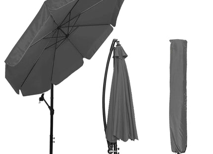 Parasol | Parasols | Kantelbaar | Met Ventilatie | Donkergrijs | Ø300 CM
