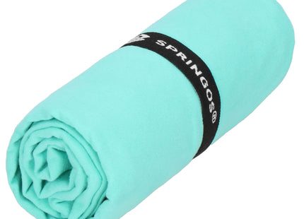 Strandmat | Strandkleed | Strandlaken | Zandvrij | 75 x 150 cm | Zeegroen