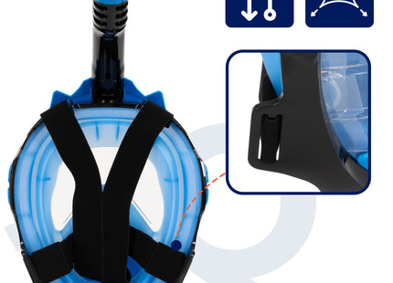 Snorkelmasker - Duikmasker - Duikbril - Snorkel - Face Masker - L-XL