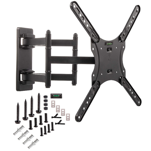 TV Muurbeugel Met Lange Arm | 14" Tot 60" | Full Motion Draaibaar / Kantelbaar | Universeel | Zwart
