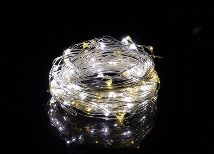 Kerstboomverlichting - 100 LED - Microdraden - 9.9 M - Koel Wit/ Warm Wit