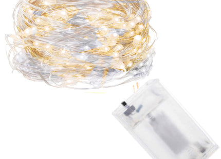 Kerstboomverlichting - 100 LED - Microdraden - 9.9 M - Koel Wit/ Warm Wit