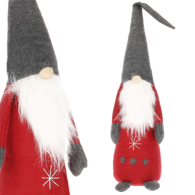 Kerstkabouter - Gnome - Kerstdwerg - Kerstversiering - 84 cm