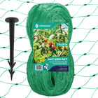 Vogelnet - Vogelgaas - Anti- Vogelnet - Ongedierte en Vogelbestrijding - 10 x 20 M - Inclusief Bevestigingsankers -20 Stuks