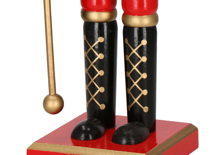 Notenkraker Kerst | 51 cm | Groen/Rood/Goud/Zwart