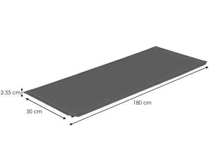 Slaapmat - Zelfopblazend - 180 cm - Inclusief Hoes - Grijs