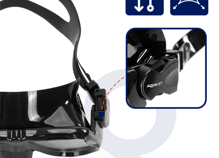 Snorkelset - Duikset - Snorkelmasker - Vinnen - Duikbril - Snorkel - Face Masker - DRY Top