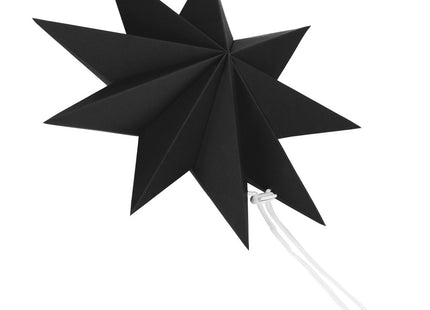 Kerst Ster | Papier | Opvouwbaar | 30 cm | Zwart