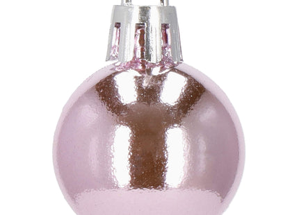 Kerstballen | 54 Stuks | 3 cm | Roze/Goud