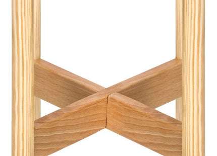 Plantenstandaard | Plantenhouder | Plantenkruk | Hout | 1 Stuk | 35 cm | Neutraal