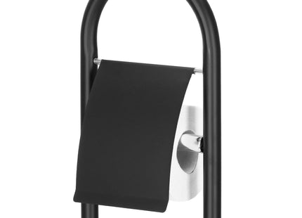 Toiletbutler | Toiletrolhouder | Toiletborstel met houder | Toiletaccessoire | Zwart