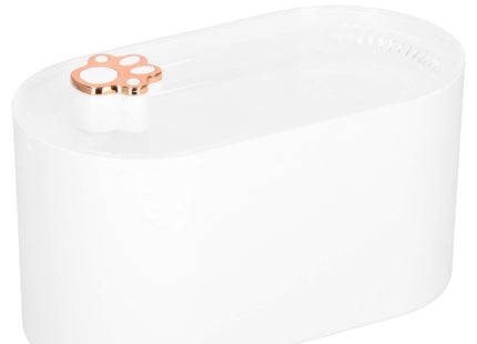 Drinkfontein - Drinkbak - Waterbak - Waterdispencer - Voor Dieren - Fontein - Wit -  3L