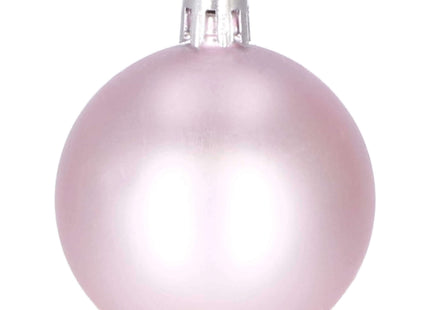 Kerstballen & Piek  | 33 Stuks | 5/6/8 cm | Roze