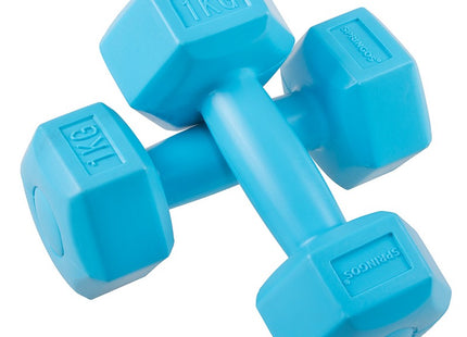 Dumbbell Set - 1 KG - Blauw - Oefengewichten