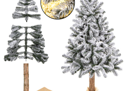 Kunstkerstboom | Snowy Pine Op Stam | 160 cm | Zonder Verlichting