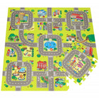 Speelmat | Speelmat Foam | Puzzelmat | Verkeersmat | 9 Puzzelstukken