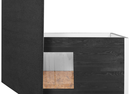 Hondenhuis - Hondenhok - Dog House - Geïsoleerd - Voor Buiten - Weersbestendig - Hout -Grijs