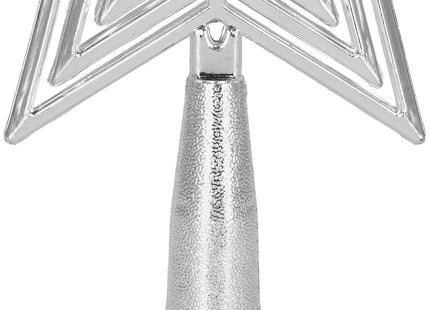 Kerstboom Piek | Ster | 18 cm | Zilver