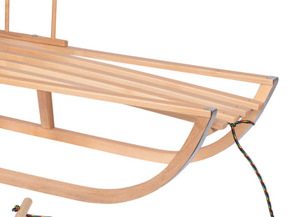 Slee + rugleuning | Gelakt Beukenhout | Neutraal
