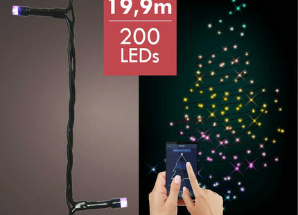 Lumineo LED App-Controlled Dancing Lights | 200 LED | 19.9 m | Multicolor