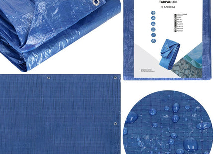 Afdekzeil | 4 x 4 m | 60 g/m2 | Blauw