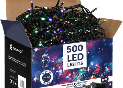 Kerstboomverlichting | Met 500 LED Lampjes | 30 M | Multicolor