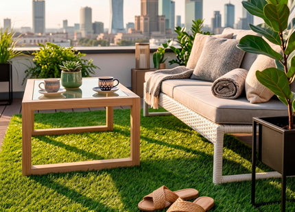 Kunstgras - Terras - Balkon -Tuin - Zacht - 1 x 5 m - 20 mm