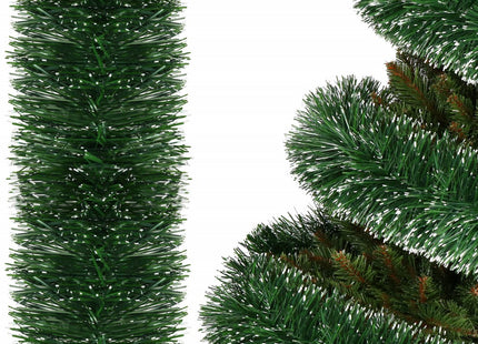 Kerstslinger | Guirlande | Kerstversiering | 6 m | Groen/Wit