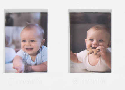 Fotolijst | Baby | Klei | Geschenkdoos | Fotolijst met Handafdruk | Fotolijst met Voetafdruk | Wit