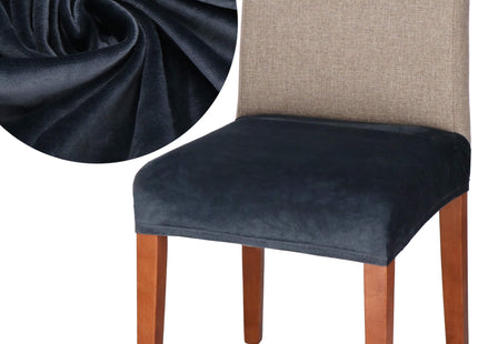 Stoelhoes - Voor Eetkamerstoelen - Met Stretch - Donkergrijs