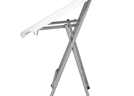 Cateringtafel - Bankettafel -  Opklapbaar - Horeca Kwaliteit - Inklapbaar - Met vergrendeling - Extra Stevig - Wit - Ø 80x75cm
