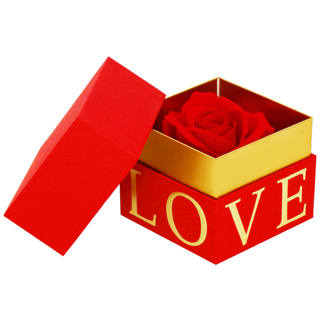 Eeuwige Roos - Geschenkdoos - Geschenkbloem - Valentijnsdag - Liefde - Rood