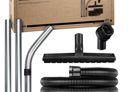 SQOON® Serviceset stofzuiger 38mm geschikt voor Numatic - Compleet vervangingsset - Ideaal voor harde vloeren, fijnstof en algemeen schoonmaakwerk