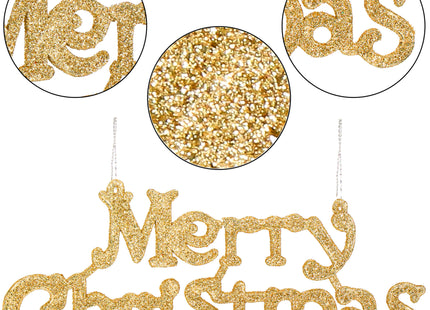 Kersthanger | Kerstversiering | Kerstdecoratie voor binnen | Merry Christmas | 2 stuk