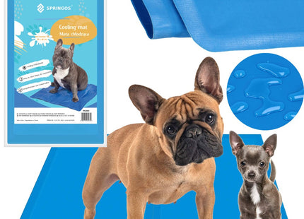 Koelmat Hond | Actieve Verkoelende Gel | 1 Stuk | 40 x 30 cm | Blauw