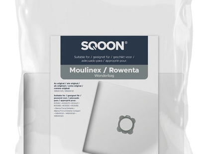 SQOON® Stofzuigerzakken  Geschikt voor Rowenta Wonderbag - 10 Stuks