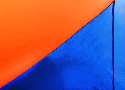 Strandtent | Pop-Up Strandtent | UV Filter | Inclusief Draagtas | 120 x 150 x 110 cm | Blauw/Oranje