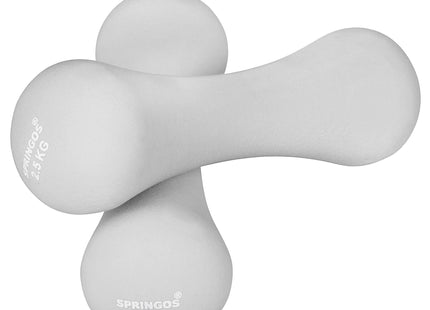 Dumbbell Set - 5 kg - Grijs