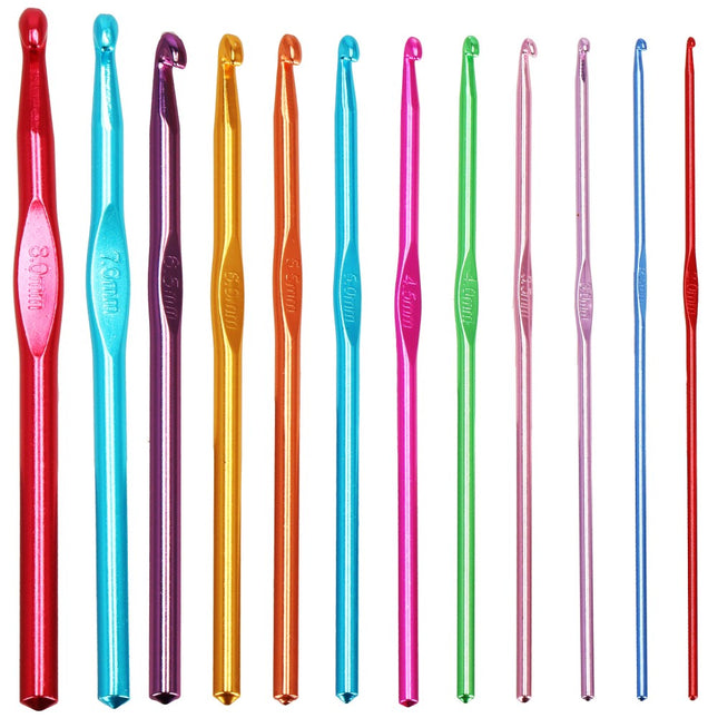 Haaknaalden | 13-Delig | Multicolor