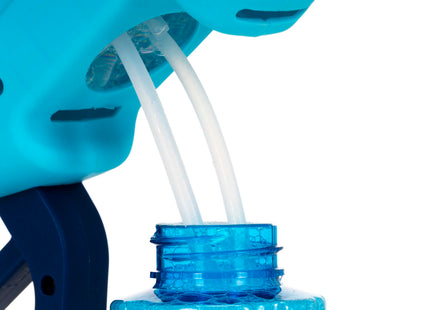 Bellenblaasmachine - Bellenblaas Pistool - Bellenblazer - Bubble gun Volledig Elektrische Bubbel Gun met Reservoir - Blauw -Led Verlichting