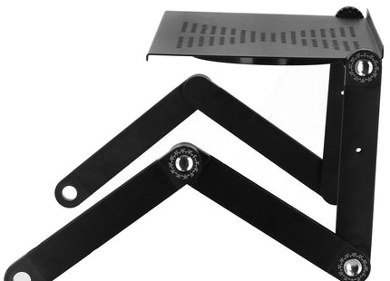 Laptop Standaard | Laptop tafel | Laptop Cooler | 48 x 26 cm | Zwart