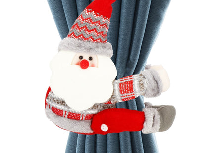 Gordijnhouder | Kerstman | Klittenband | 45 cm