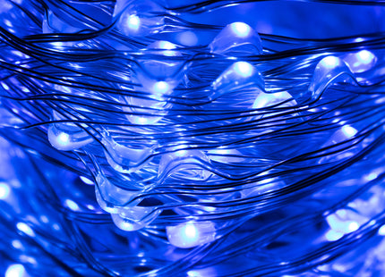 Kerstboomverlichting - Ijspegels - 200 LED - 2 M - Blauw