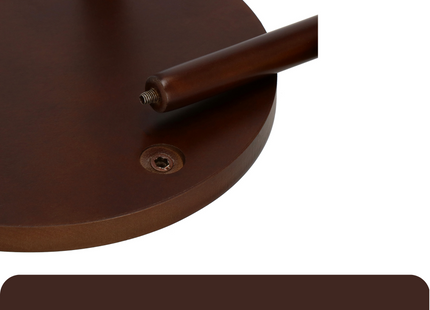 Springos Plantentafel | Plantenstandaard | 35 cm | Donkerbruin