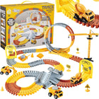 Racebaan | Bouwplaats | Inclusief Trucks | 180 Delen | Multicolor
