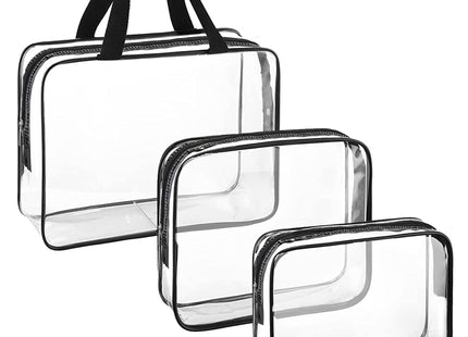 Transparante Make Up Tas - Beautycase - Reistas - Cosmetica Tas- 3in1