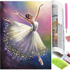 Diamond Painting - Volwassenen - Ballerina - 40 x 30 cm