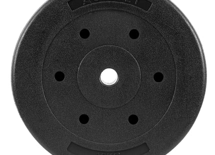 Halterschijf | 1 x 15 kg | Kunststof | Zwart | 29 MM